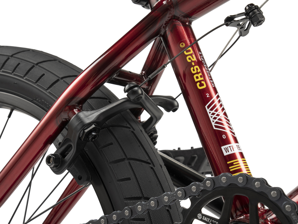 We The People CRS 20 BMX Bike Black Red Available Now