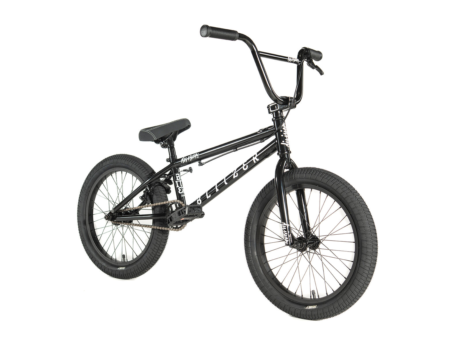 18 Inch BMX Bikes / Division Blitzer Bike / Black & Purple Available