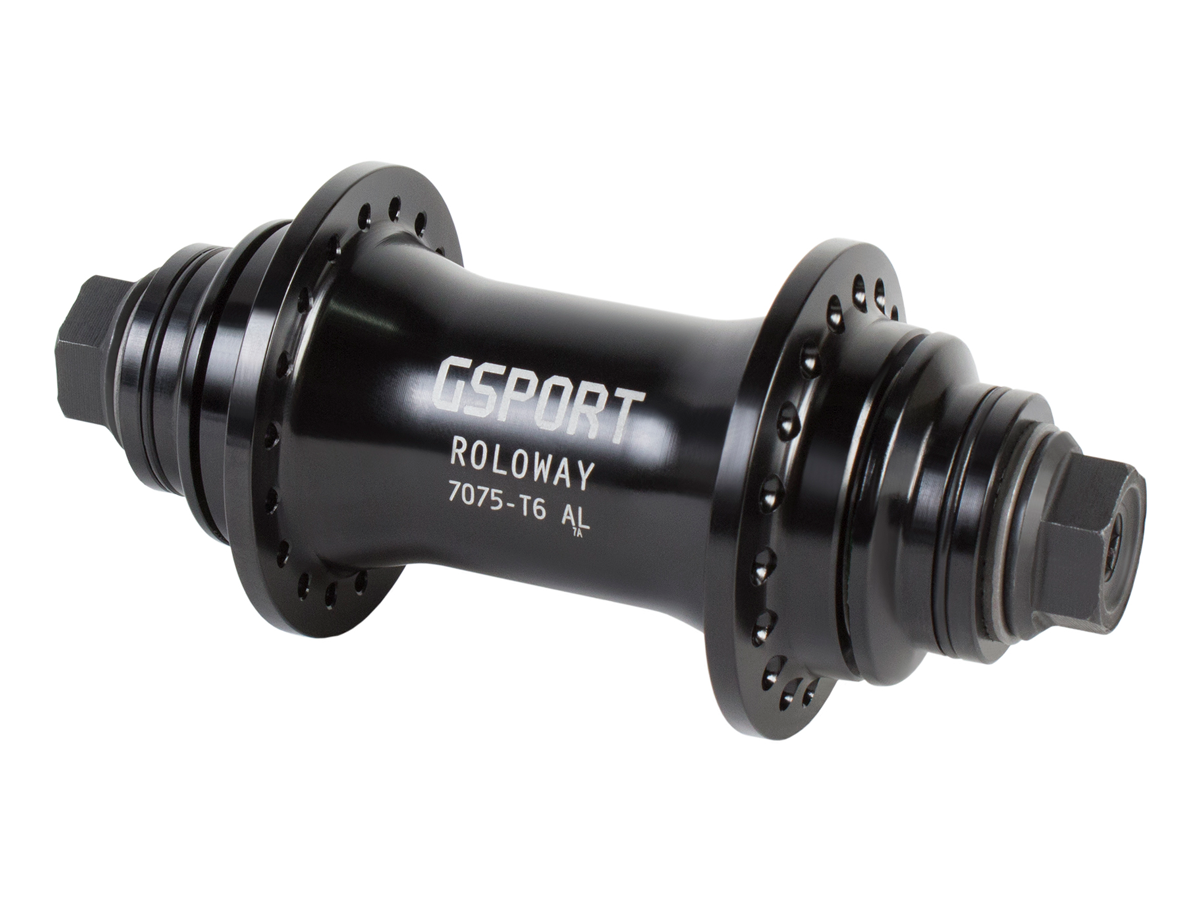 BMX Hubs / G-Sport Roloway Front Hub / Black Available
