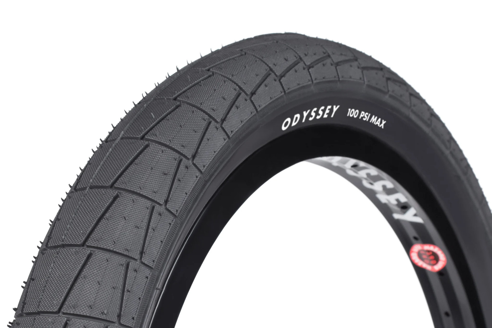 20 Inch BMX Tyres / Odyssey Broc Raiford Tyre / Black / Available Now
