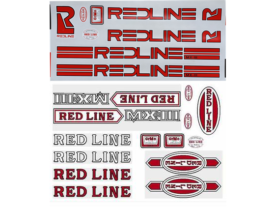 Redline Retro MX3 Decal Set