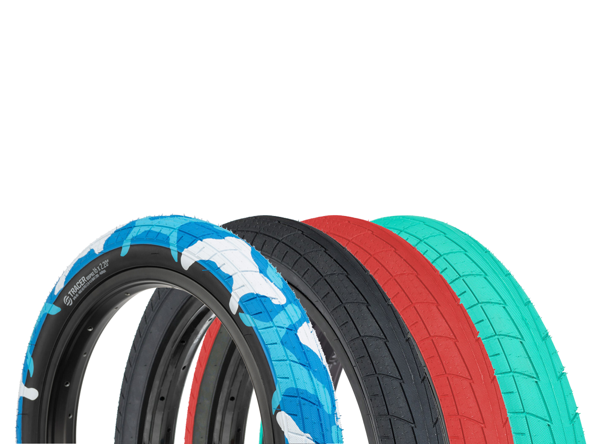 Salt Tracer BMX Tyre Multiple Sizes Colours Available