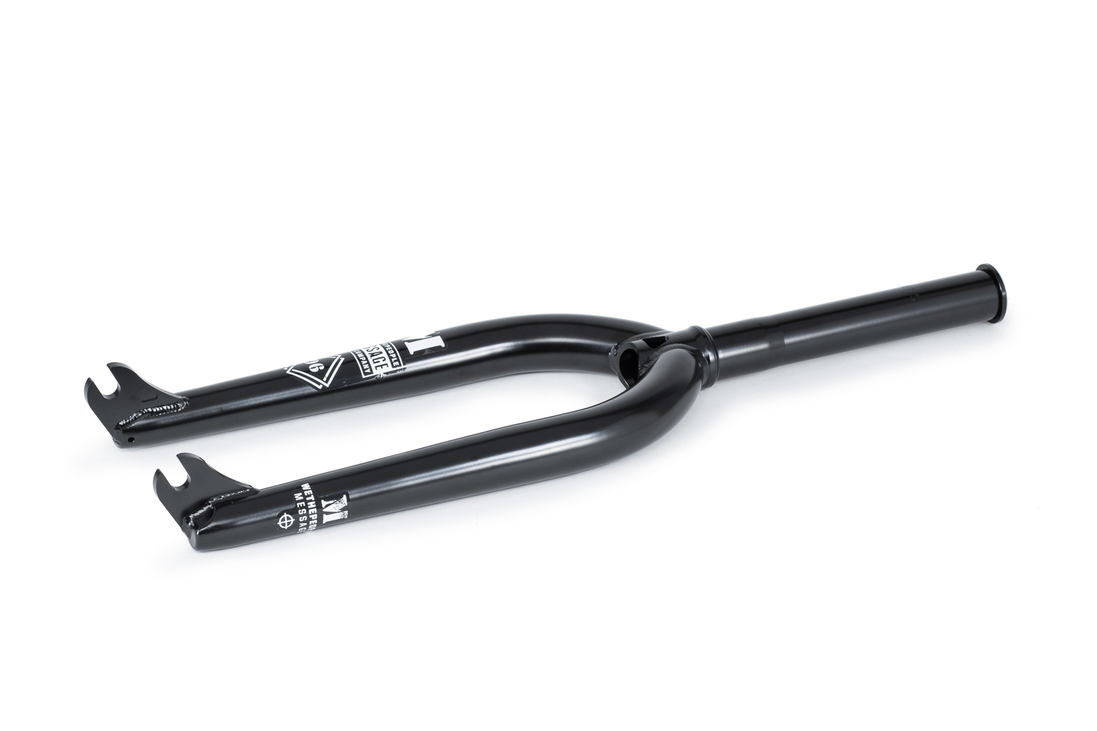 BMX Forks / Wethepeople Message Fork / Black & Chrome
