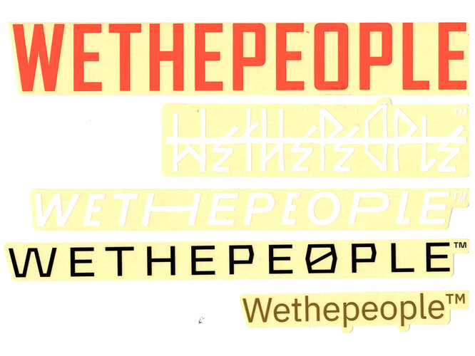 BMX Stickers We The People 4 Big Sticker Pack Available Now
