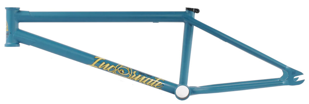 BMX Frames / United Incarnate V2 Frame / Raw & Teal Available