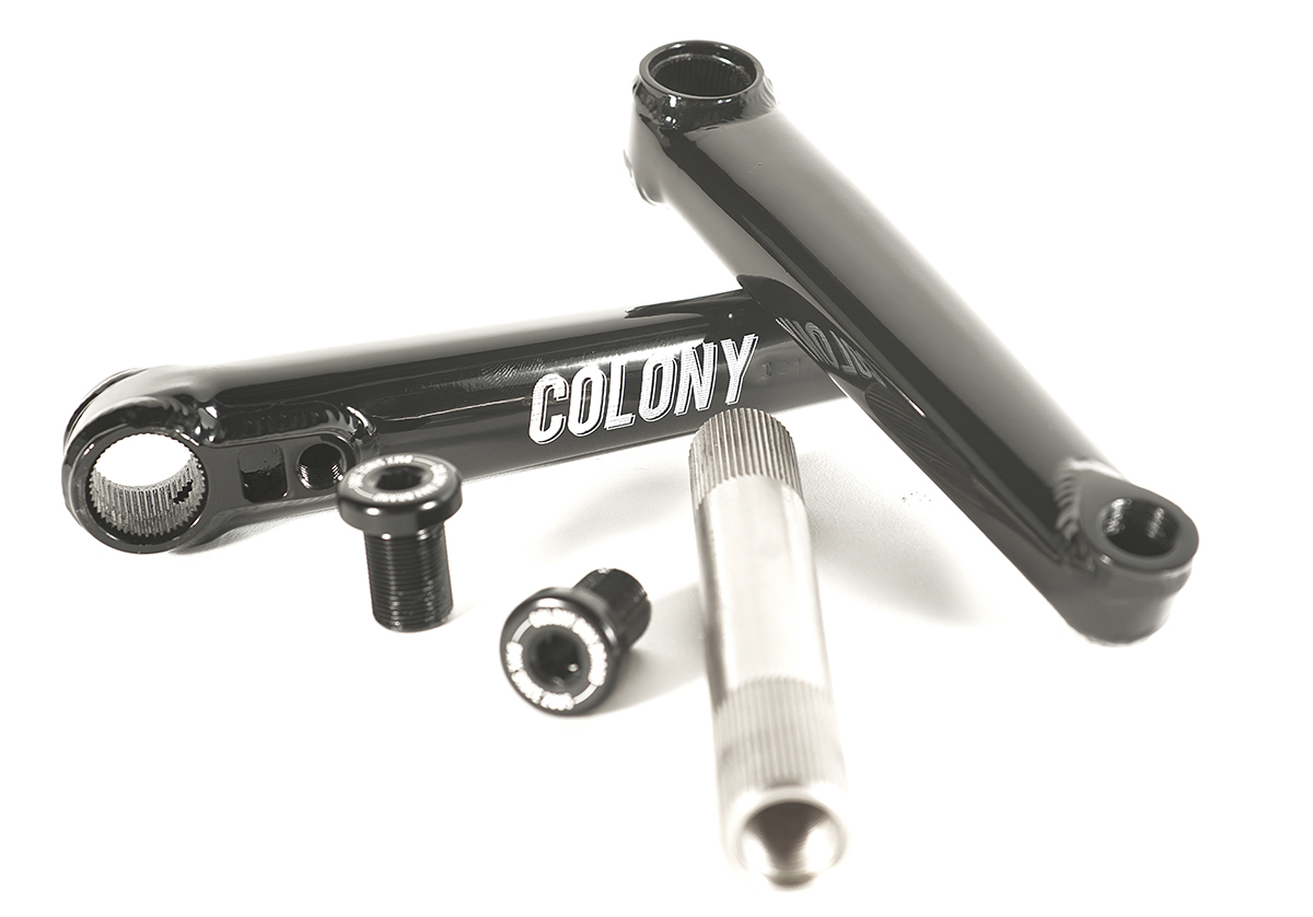 colony venator bmx cranks black