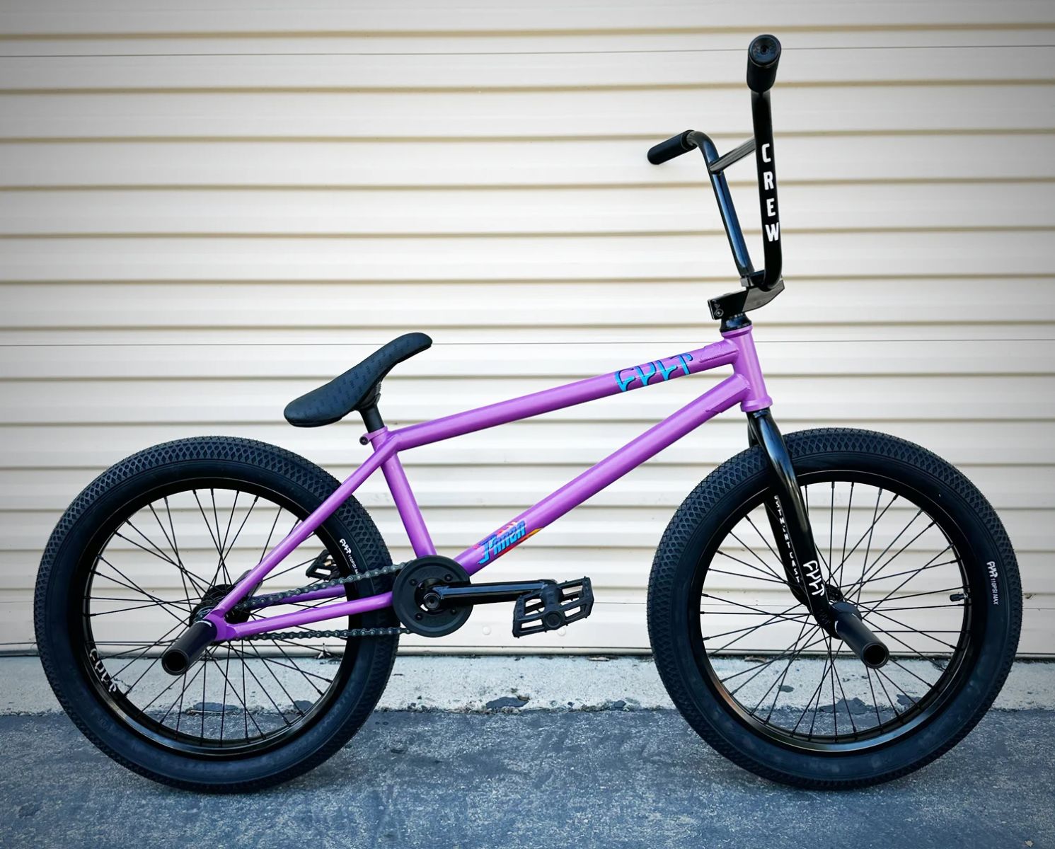 cult bmx panza frame purple