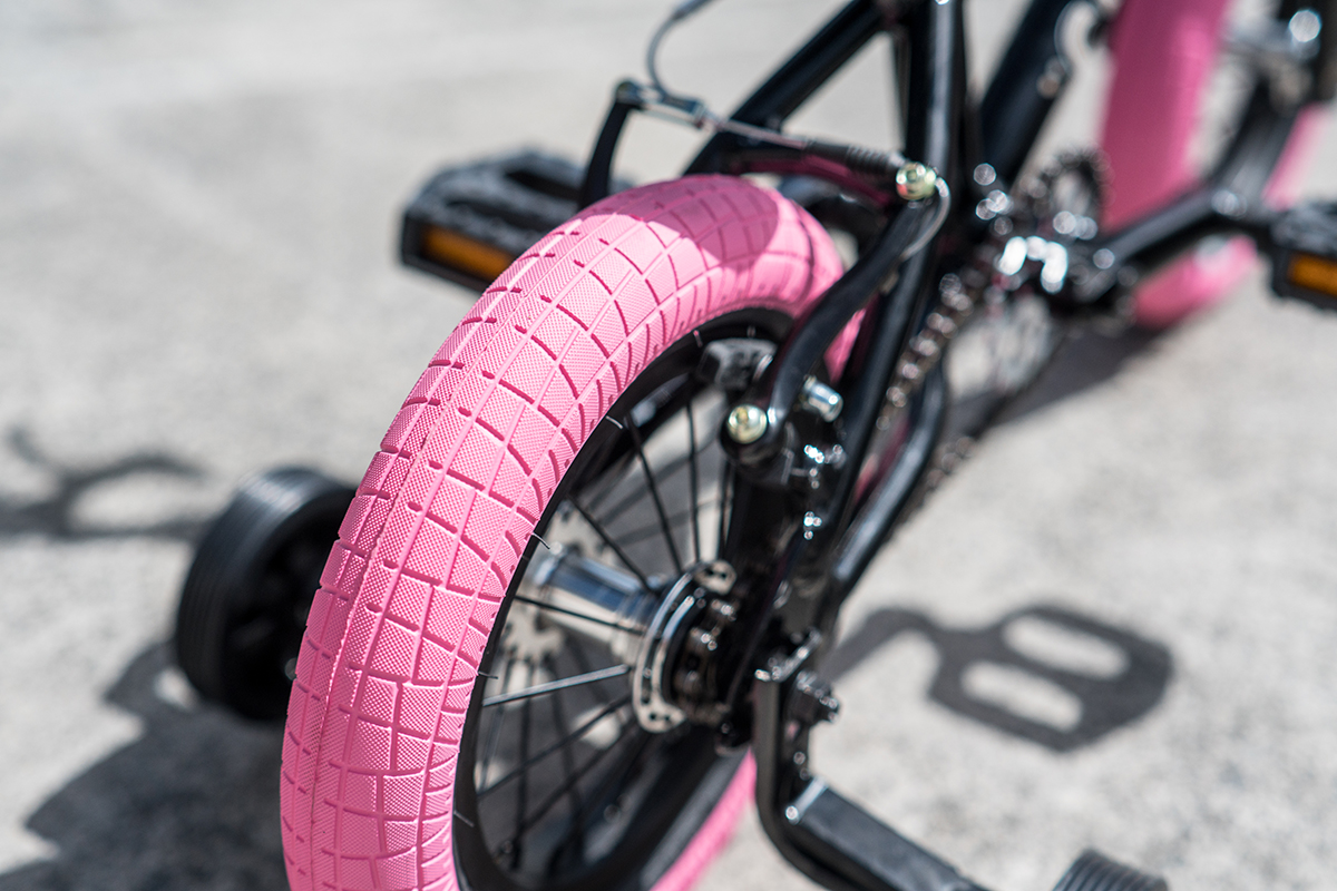 12" f2128 bmx tyres pink