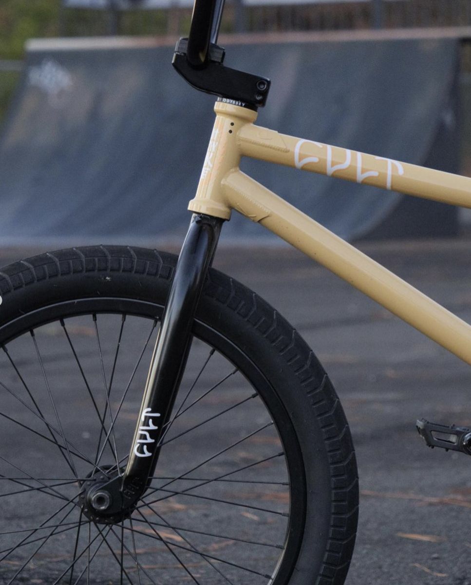 cult sect bmx forks black