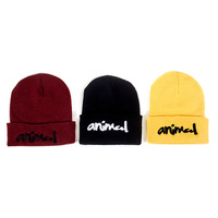 Animal Script Beanie