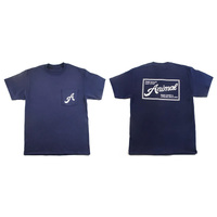 Animal Finest Pocket Tee Navy Blue