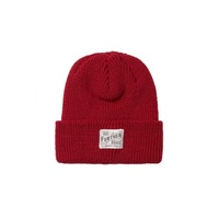 FURTHER WAVE WOVEN BEANIE MAROON
