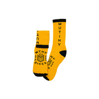 Mutiny Toes Up Socks Gold