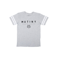 Mutiny Standard Tee Vintage Heather Grey/White