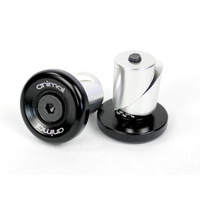 Animal Bar Ends Alloy Black
