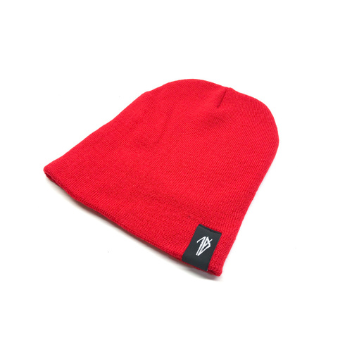 Tempered Woven Beanie Red