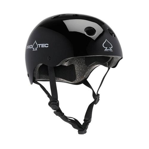 Protec Classic Certified Helmet (Gloss Black) [Size: Small]