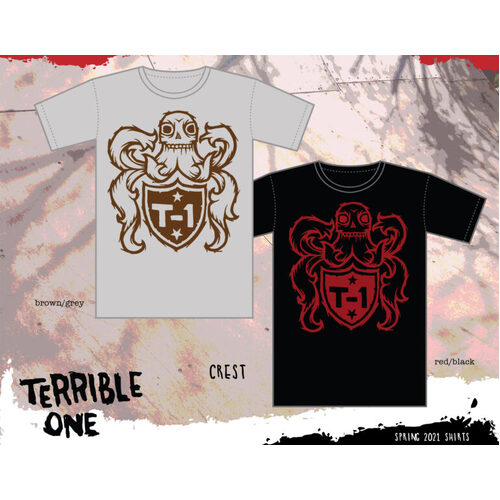 Terrible One Crest Tee [Black/Red] [Medium]