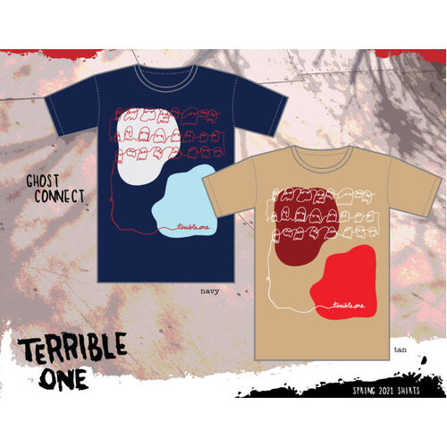 Terrible One Ghost Tee [Warm Grey] [X-Large]