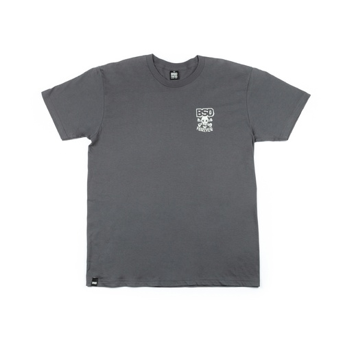 BSD T-Shirt More Speed Asphalt Grey