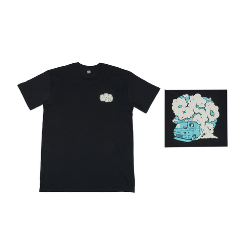 BSD T Shirt Burnout Dark Navy