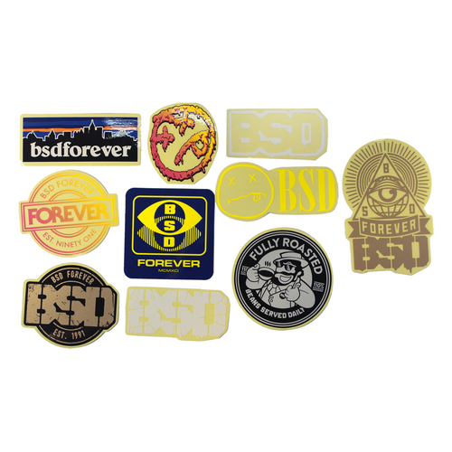 BSD Mixed Sticker Packs / Assorted 10 pack (2020)