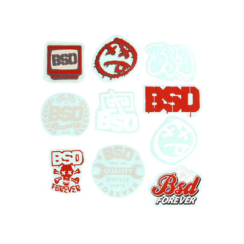 BSD Mixed Sticker Pack / Assorted 10 pack (2022)