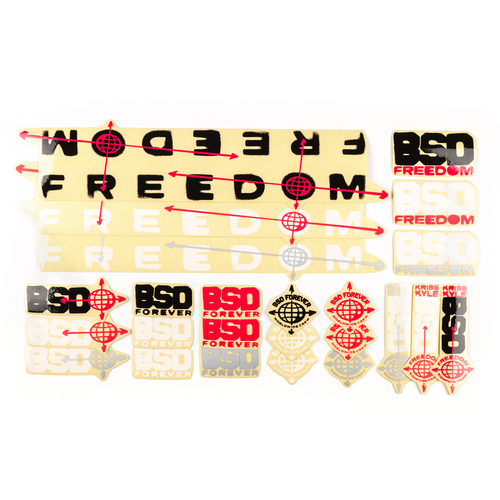 BSD Freedom Frame / Decal Set