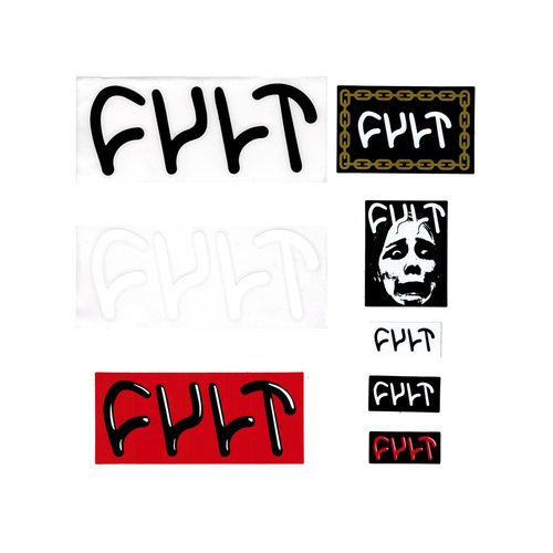 Cult BMX Sticker 8 Pack