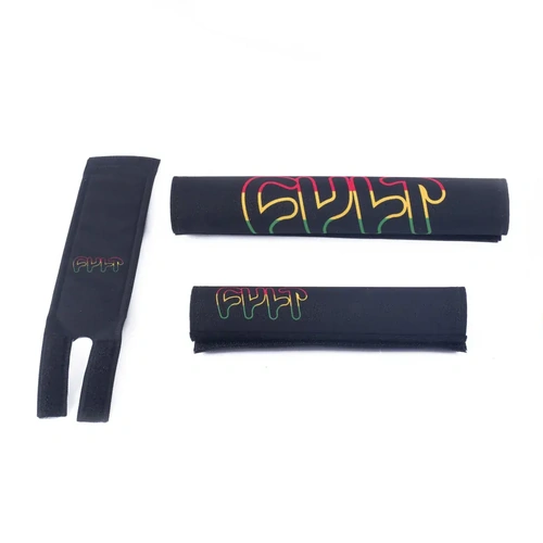 Cult BMX Pad Set / Rasta Edition
