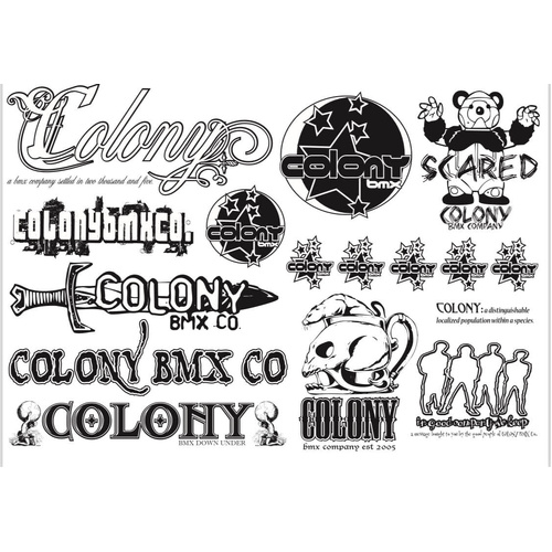 Colony 2005 Sticker Pack