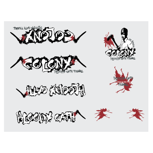 Colony Bloody Oath Frame Stickers
