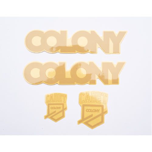 Colony BMX Cadet Frame Sticker Kit