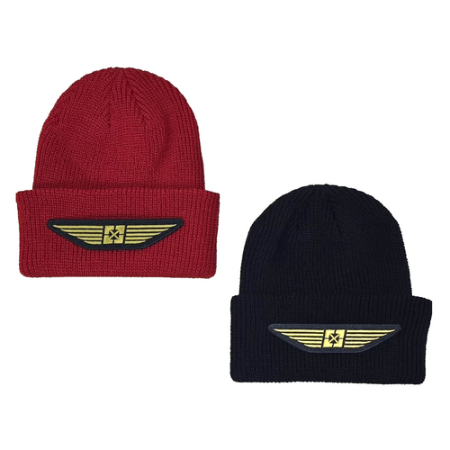 Fitbikeco BMX Gold Wing Cuffed Beanie One Size 