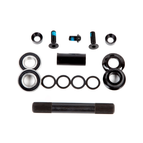 Fitbikeco BMX 48 Spline Complete Bottom Bracket Set Black 19mm
