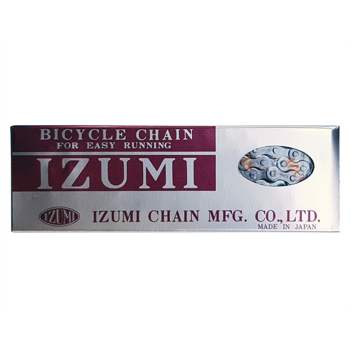 Izumi Race Chain Full Link Chrome 1/2 x 3/32 x 116L