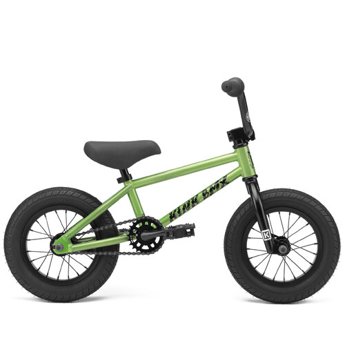 2023 KINK Roaster 12" Bike - Gloss Digital Green
