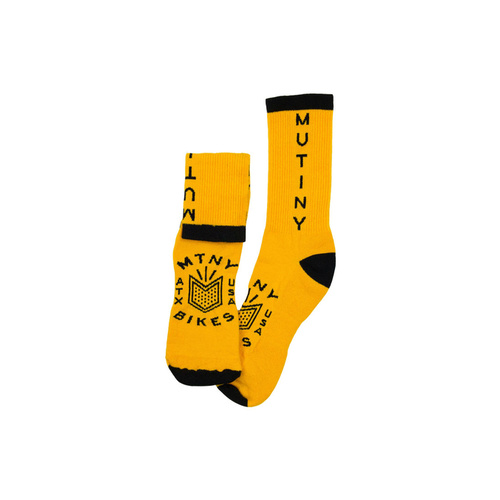 Mutiny Toes Up Socks Gold