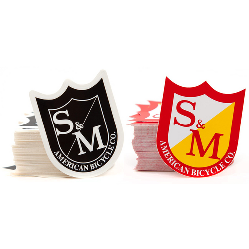 S&M Medium Shield Sticker Pack