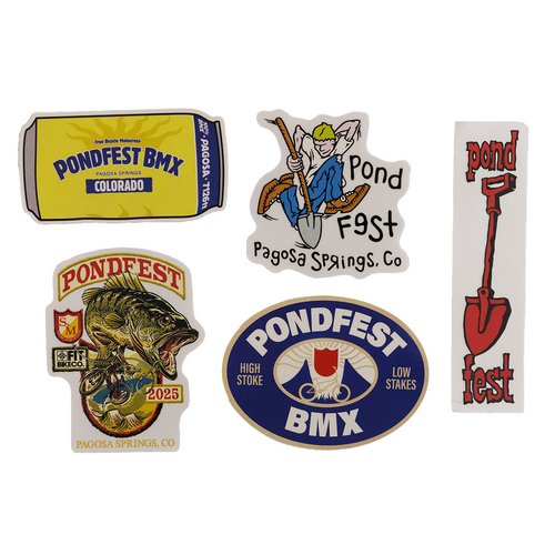S&M BMX Pondfest 2025 Sticker Pack