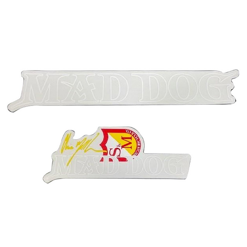 S&M BMX Mad Dog Frame Decal Set