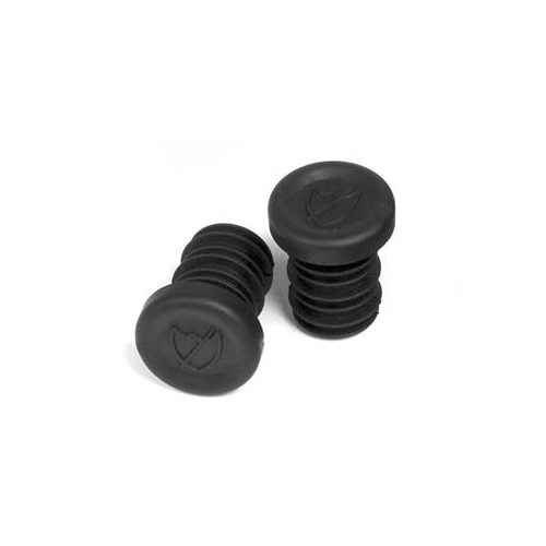 S&M Push In Handlebar Plugs Black 