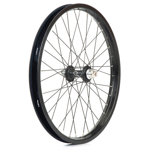 Tall Order Dynamics Front Wheel / Black with Silver Spoke Nipples
