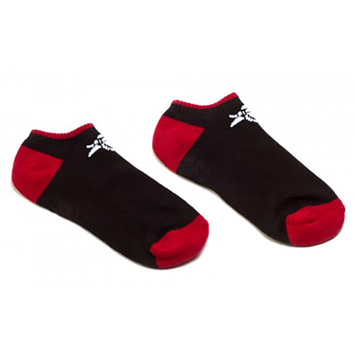Animal Crew Socks Short Black / Red