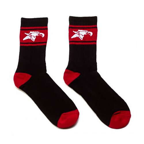 Animal High Black/Red Socks [Black/Red]