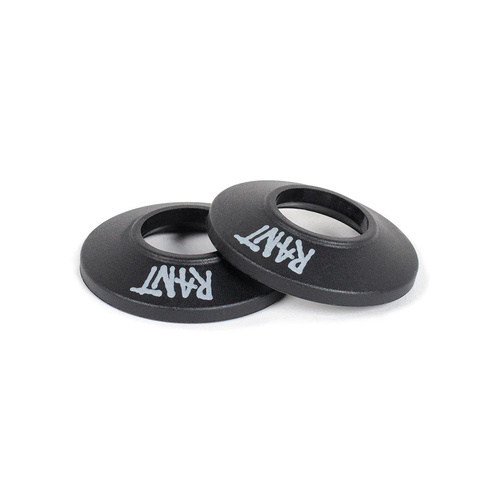 Rant BMX Party Plastic Front Hub Guard Pair Black
