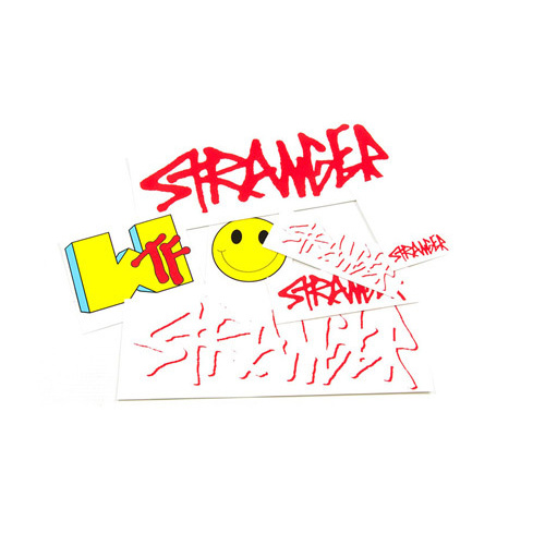 Stranger BMX Assorted Sticker Pack